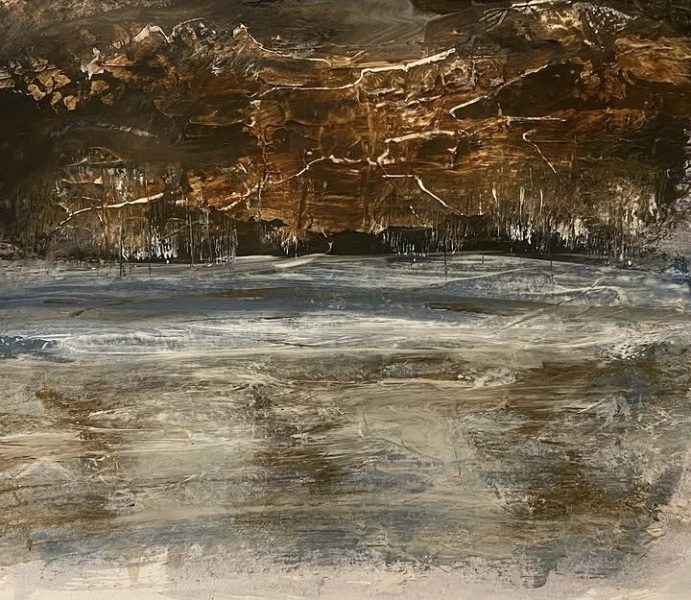 Mixed Media Seascape